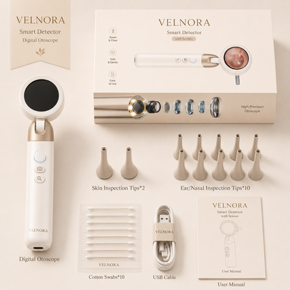 Velnora Digital Otoscope with LED Light