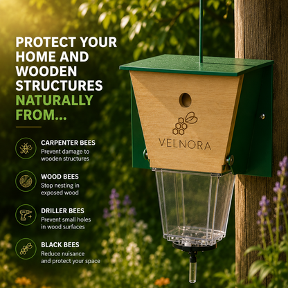 Velnora Carpenter Bee Trap