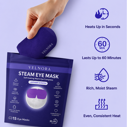 Velnora Steam Eye Masks